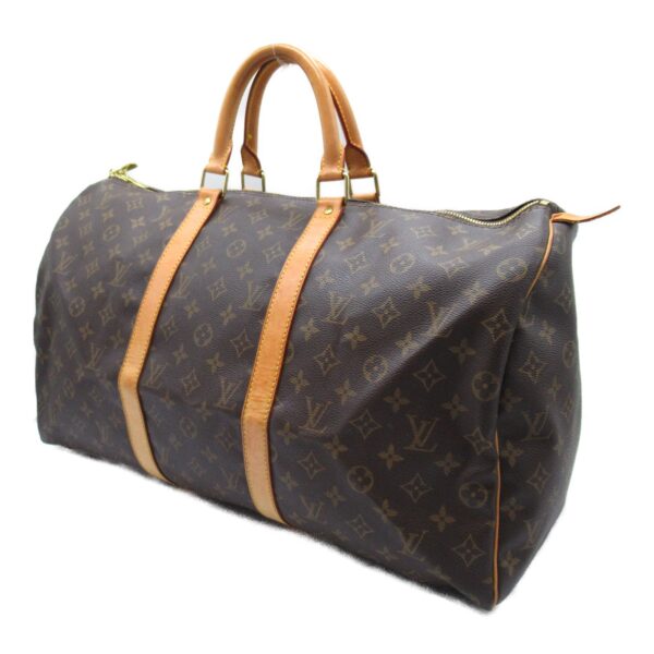 2101217772020 4 Louis Vuitton Keepall 50 Bag Monogram Brown