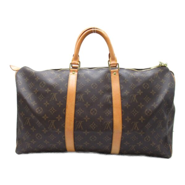 2101217772020 5 Louis Vuitton Keepall 50 Bag Monogram Brown