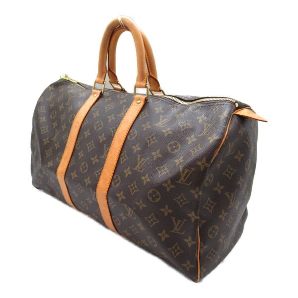 2101217772112 4 Louis Vuitton Keepall 45 Bag Monogram Brown