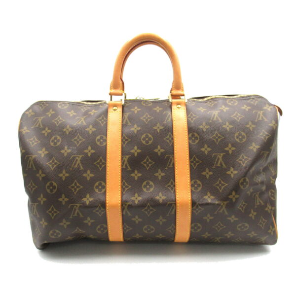 2101217772129 2 Louis Vuitton Keepall 45 Bag Monogram Brown