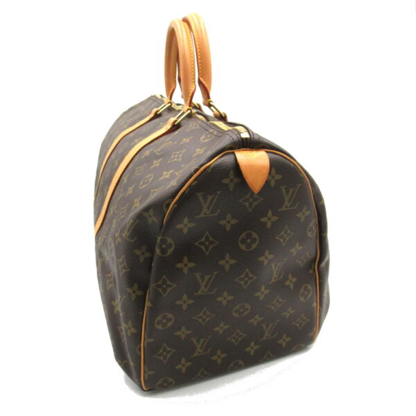 2101217772129 3 Louis Vuitton Keepall 45 Bag Monogram Brown