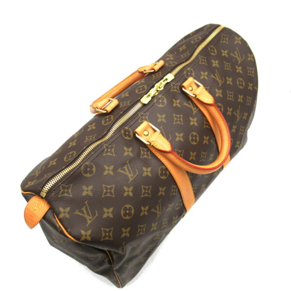 2101217772129 4 Louis Vuitton Keepall 45 Bag Monogram Brown