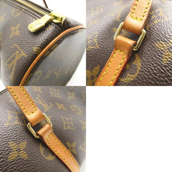 2101217772204 13c Louis Vuitton Papillon PM Handbag Monogram Brown