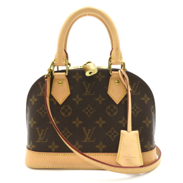 2101217772310 1 Louis Vuitton Alma BB 2way Shoulder Bag Monogram Brown