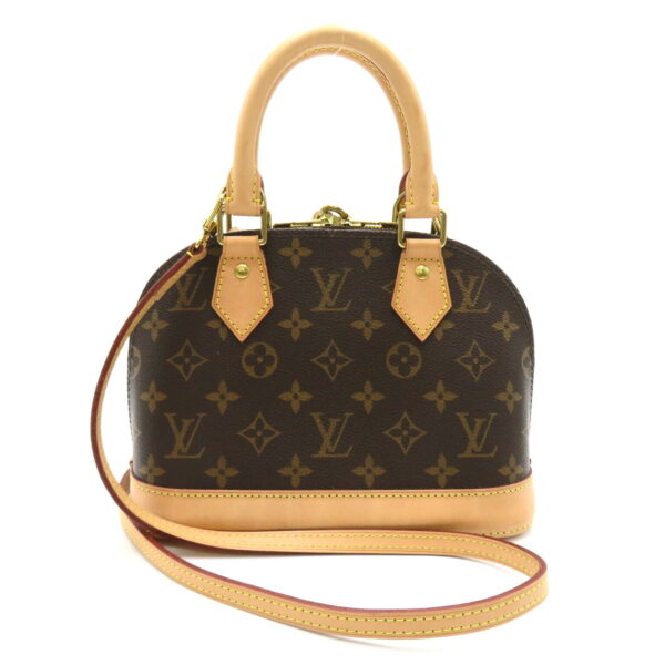 2101217772310 2 Louis Vuitton Alma BB 2way Shoulder Bag Monogram Brown