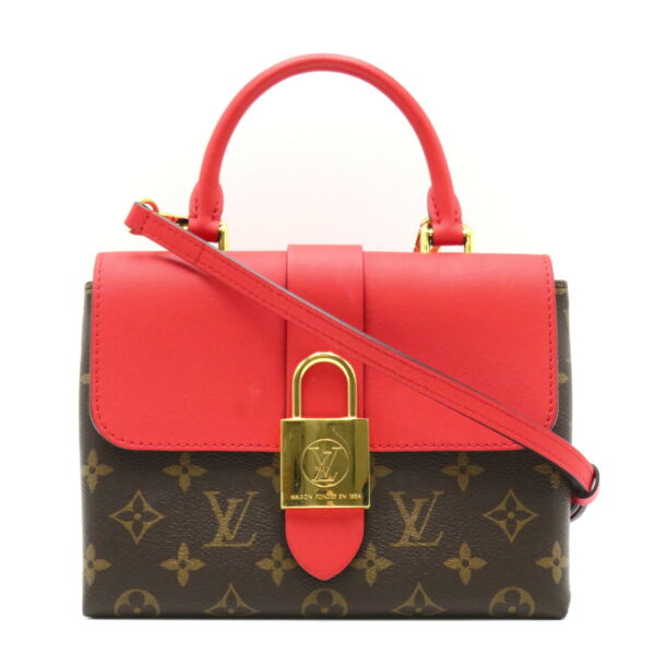 2101217772396 1 Louis Vuitton Locky BB 2way Shoulder Bag Monogram RedBrown