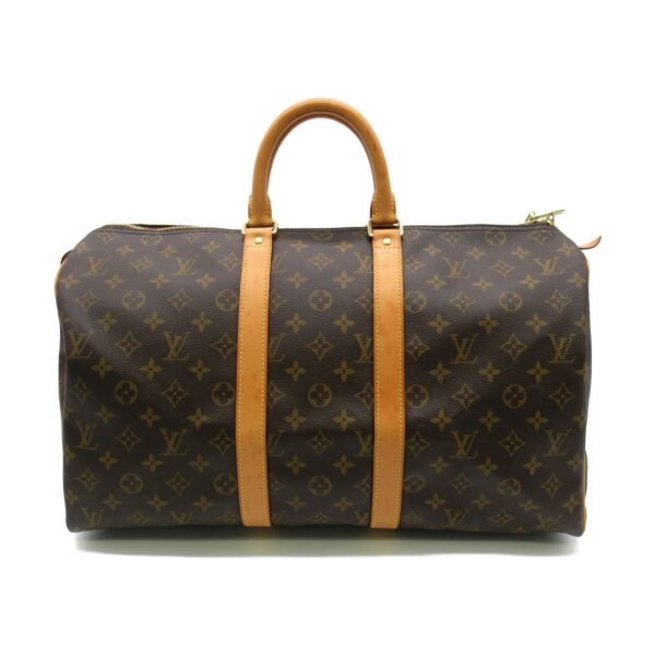 2101217772402 1 Louis Vuitton Keepall 45 Bag Monogram Brown