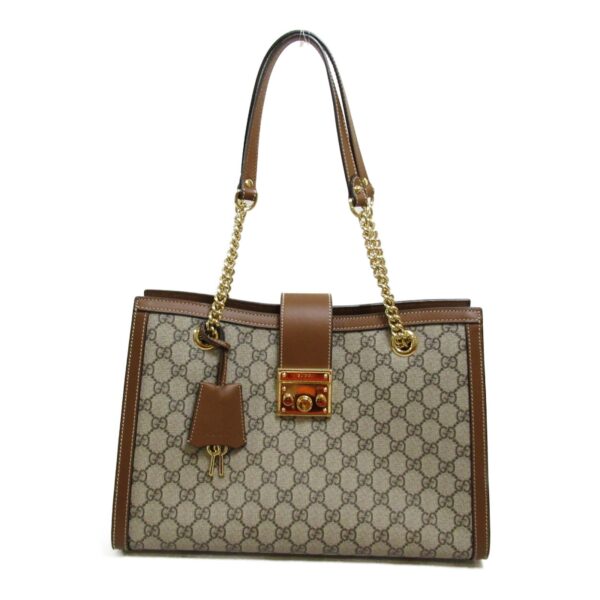 2101217772792 2 Gucci Chain Tote Bag Beige Brown