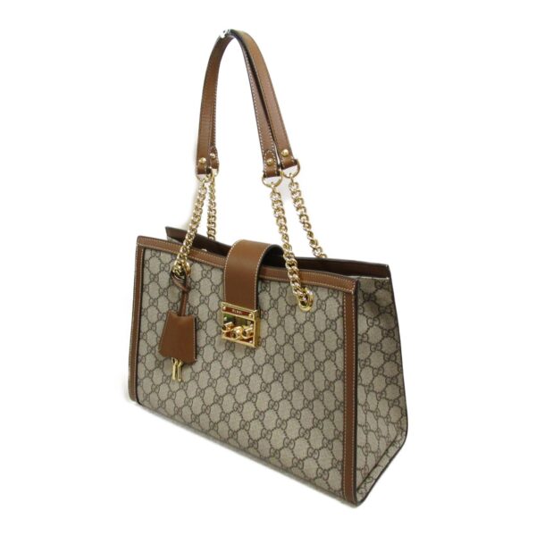 2101217772792 4 Gucci Chain Tote Bag Beige Brown