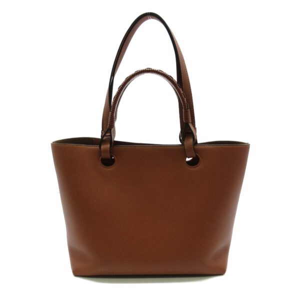 2101217772907 3 Loewe Anagram Small Leather Tote Bag Brown