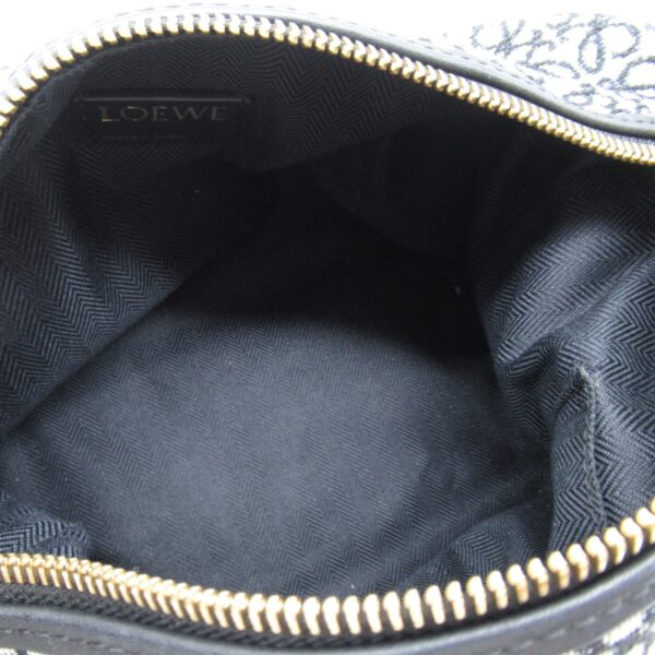 2101217772938 2 Loewe Cubby Canvas Handbag Navy Blue