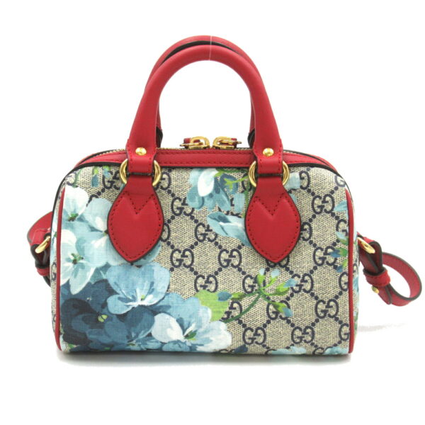 2101217786430 2 Gucci Gg Blooms Supreme 2Way Shoulder Bag Blue