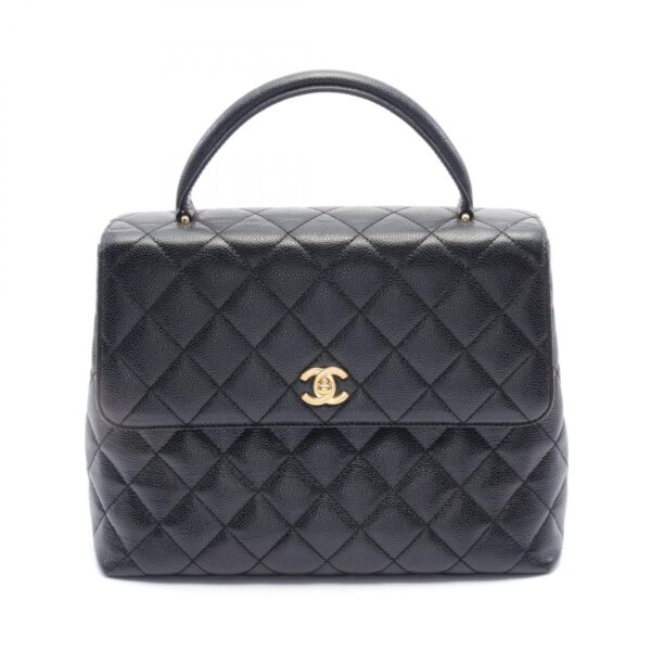 2101217787673 1 CHANEL Matelasse Handbag Caviar Skin Black