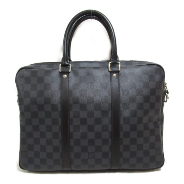 2101217791076 3 Louis Vuitton Porte de Cumin PM Bag Damier Graphite Black