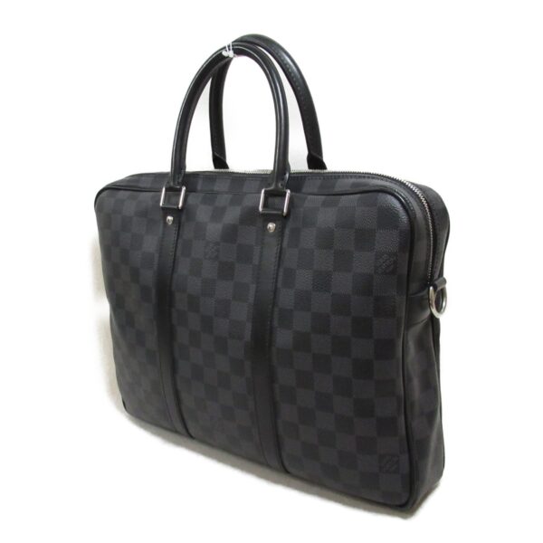 2101217791076 4 Louis Vuitton Porte de Cumin PM Bag Damier Graphite Black