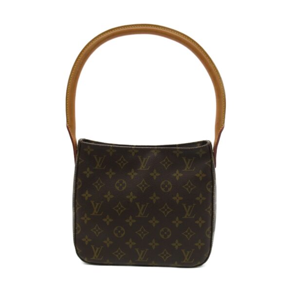 2101217791120 3 LOUIS VUITTON Looping MM Shoulder Bag Monogram Brown