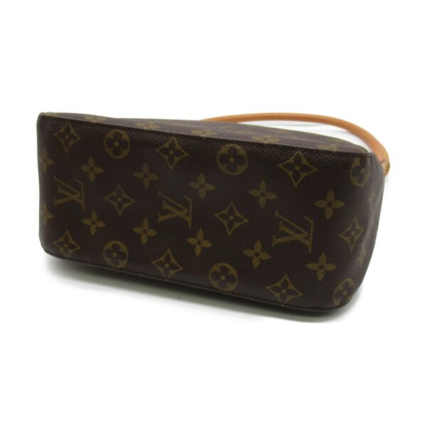 2101217791120 4 LOUIS VUITTON Looping MM Shoulder Bag Monogram Brown