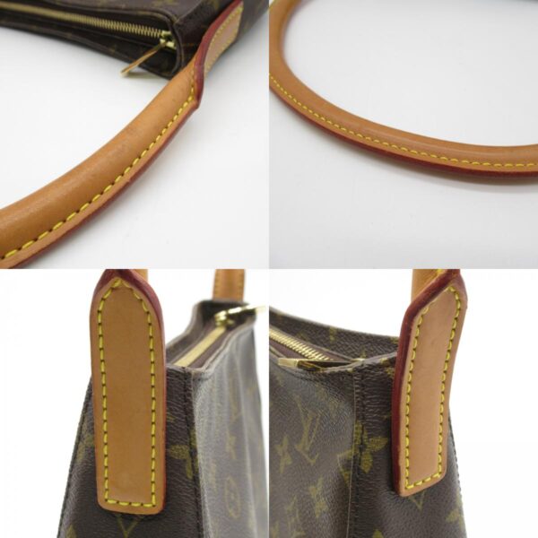 2101217791120 7c LOUIS VUITTON Looping MM Shoulder Bag Monogram Brown