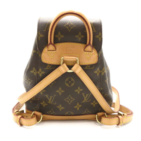 2101217791335 2 LOUIS VUITTON Mini Montsouris Rucksack Backpack Brown