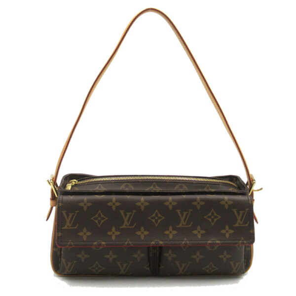 2101217794107 1 Louis Vuitton Viva Cité MM Shoulder Bag Monogram Brown