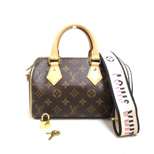 2101217794770 2 LOUIS VUITTON Speedy Bandouliere 20 Shoulder Bag Monogram Brown