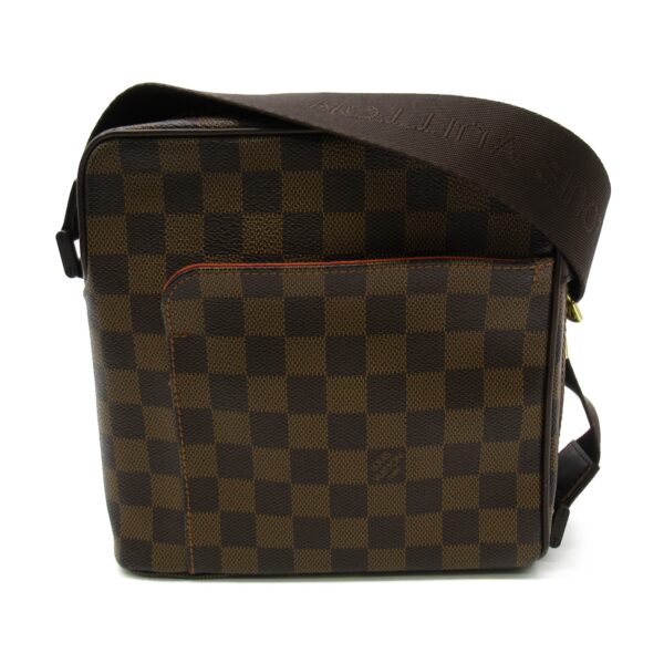 2101217805810 1 LOUIS VUITTON Olaf PM Shoulder Bag Damier Brown