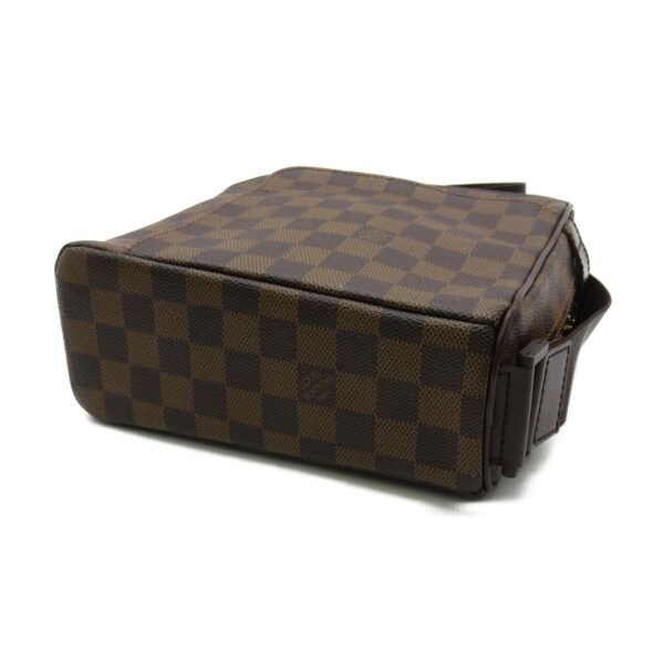 2101217805810 4 LOUIS VUITTON Olaf PM Shoulder Bag Damier Brown