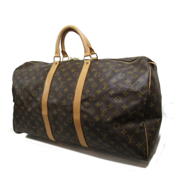 2101217805858 4 LOUIS VUITTON Keepall 55 Bag Monogram Brown