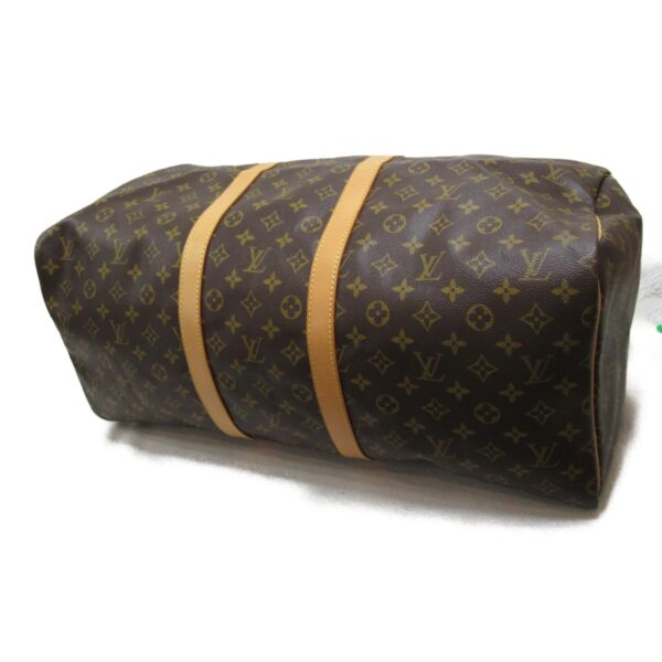 2101217805858 5 LOUIS VUITTON Keepall 55 Bag Monogram Brown