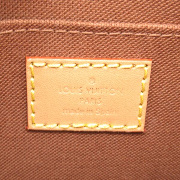 2101217806220 11 LOUIS VUITTON Petite Sac Plat Shoulder Bag Monogram Bag Brown