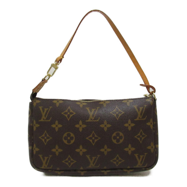 2101217806312 3 LOUIS VUITTON Pochette Accessory Pouch Monogram Brown