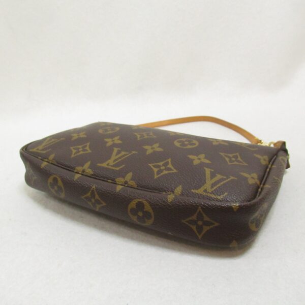 2101217806312 5 LOUIS VUITTON Pochette Accessory Pouch Monogram Brown