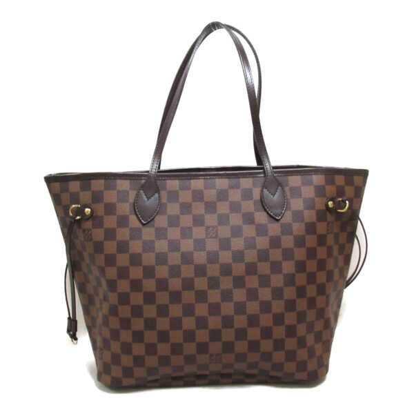 2101217806374 2 LOUIS VUITTON Neverfull MM Tote Bag Damier Brown