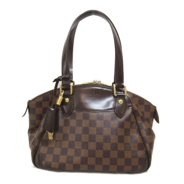 2101217806510 2 LOUIS VUITTON Verona PM Shoulder Bag Damier Brown