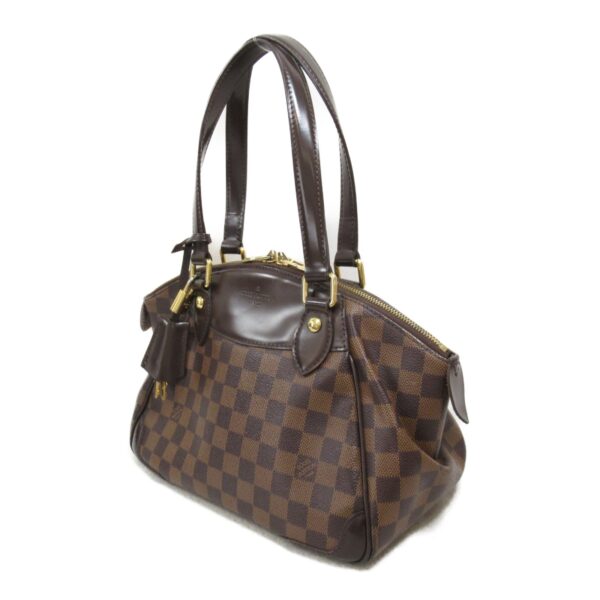 2101217806510 4 LOUIS VUITTON Verona PM Shoulder Bag Damier Brown