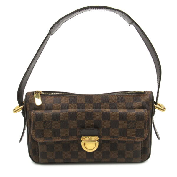 2101217806626 1 LOUIS VUITTON Ravello GM Shoulder Bag Damier Brown