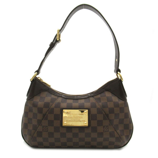 2101217806879 1 LOUIS VUITTON Thames PM Shoulder Bag Damier Brown