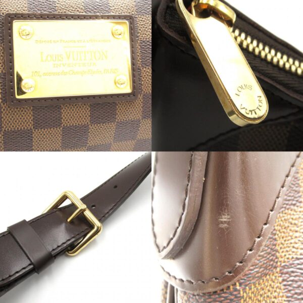 2101217806879 9c LOUIS VUITTON Thames PM Shoulder Bag Damier Brown