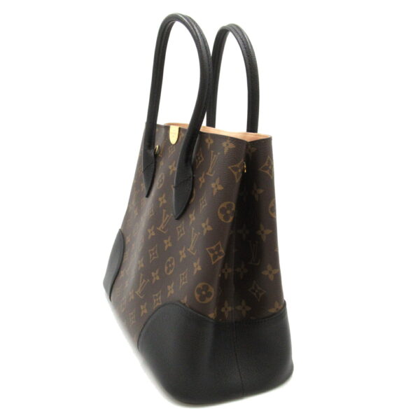 2101217806893 3 LOUIS VUITTON Flandrine Tote Bag Monogram Brown Black