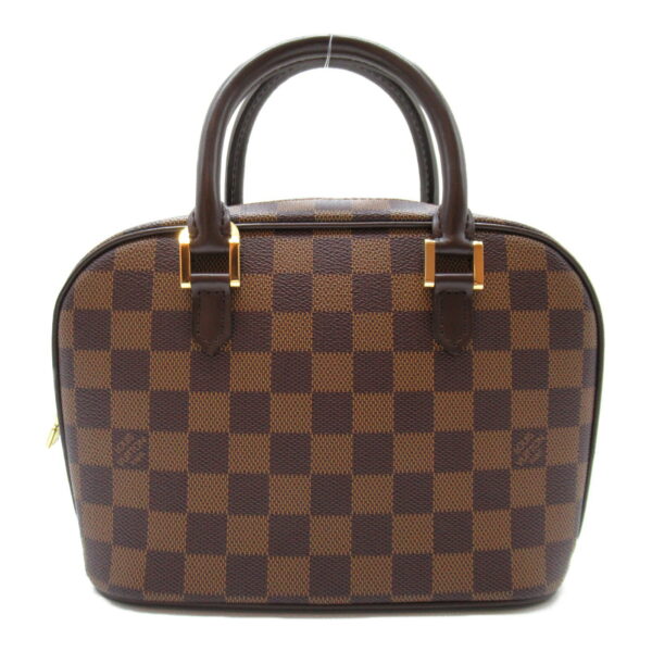 2101217806923 3 LOUIS VUITTON Saria Mini Handbag Damier Brown