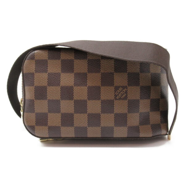 2101217807319 1 LOUIS VUITTON Jeronimos Waist Bag Damier Brown