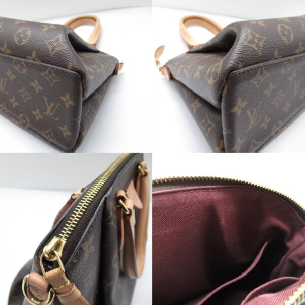 2101217807586 11c LOUIS VUITTON Rivoli PM Shoulder Bag Monogram Brown