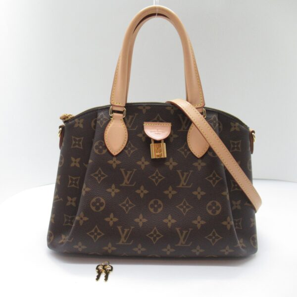 2101217807586 6 LOUIS VUITTON Rivoli PM Shoulder Bag Monogram Brown