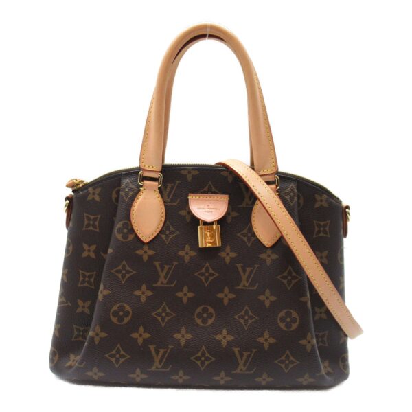 2101217807586 7 LOUIS VUITTON Rivoli PM Shoulder Bag Monogram Brown