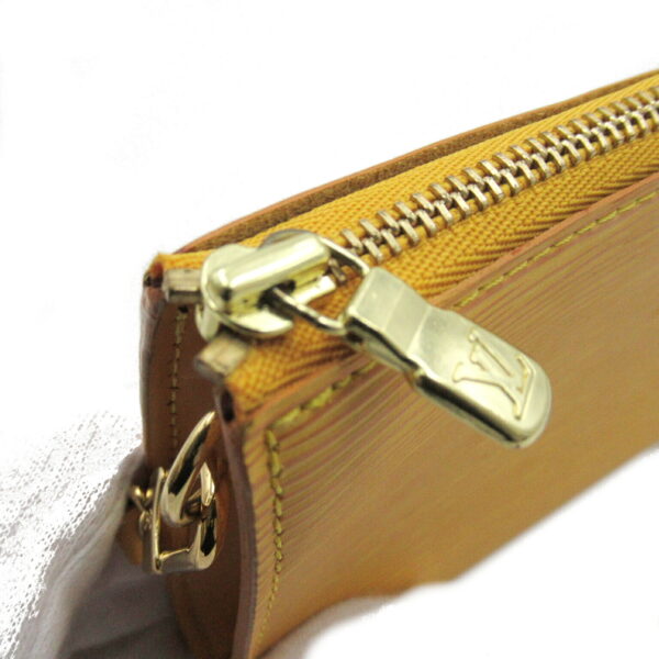 2101217807913 9 LOUIS VUITTON Pochette Accessoire Pouch Epi Bag Yellow