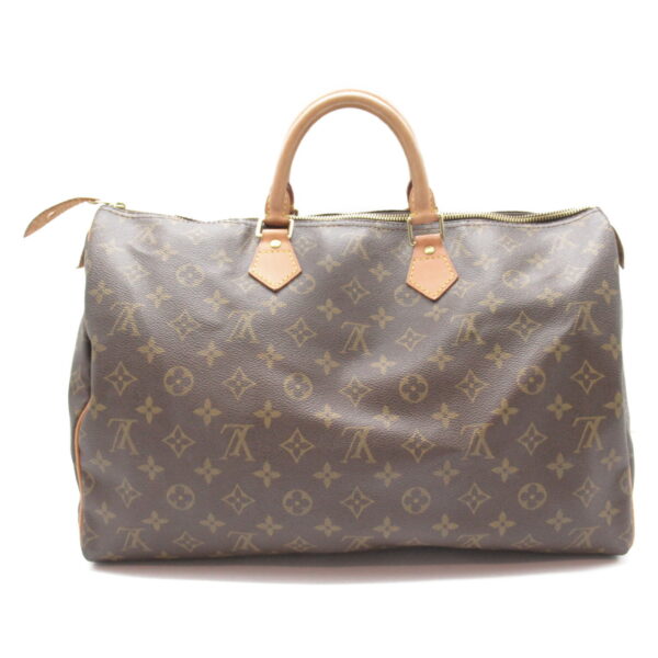 2101217808262 1 LOUIS VUITTON Speedy 40 Handbag Monogram Brown