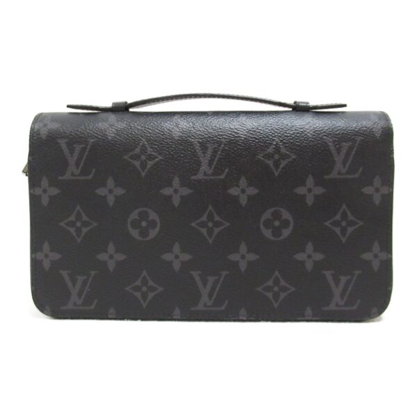 2101217808750 2 LOUIS VUITTON Zippy XL Round Long Wallet Eclipse Black