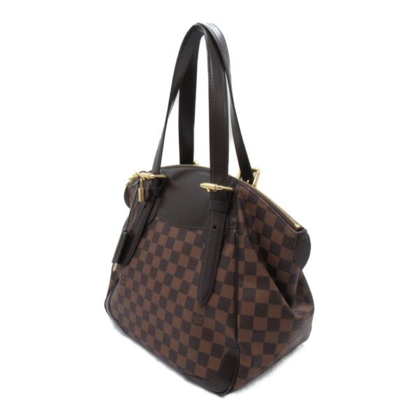 2101217809375 4 LOUIS VUITTON Verona MM Shoulder Bag Damier Brown