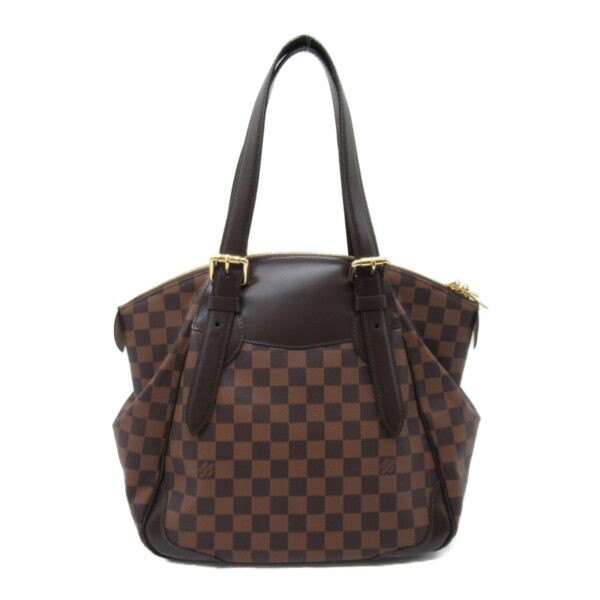 2101217809375 5 LOUIS VUITTON Verona MM Shoulder Bag Damier Brown