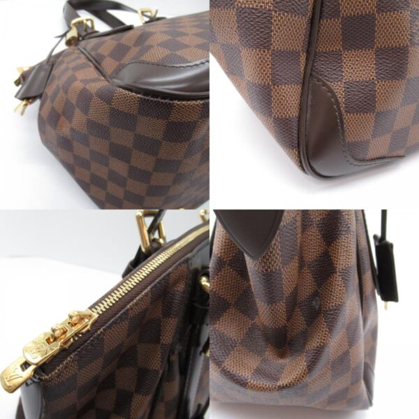 2101217809375 8c LOUIS VUITTON Verona MM Shoulder Bag Damier Brown